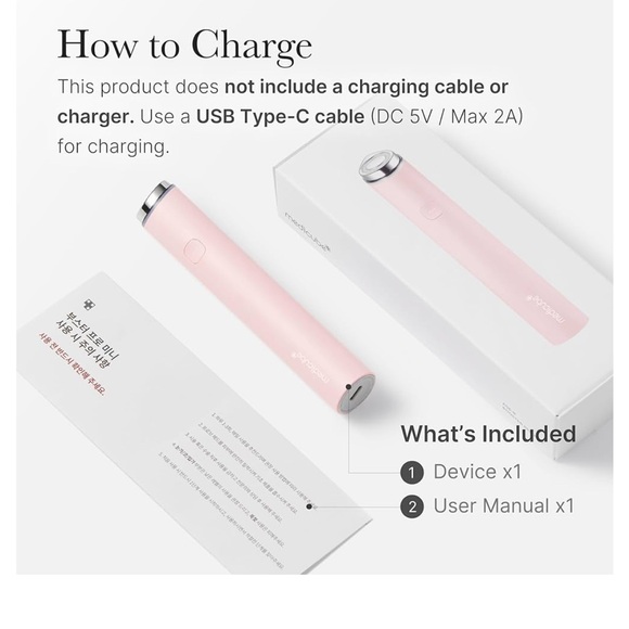 medicube AGE R Mini Booster Pro Pink Glow Booster Facial Device NEW SEALED BOX - Picture 8 of 8